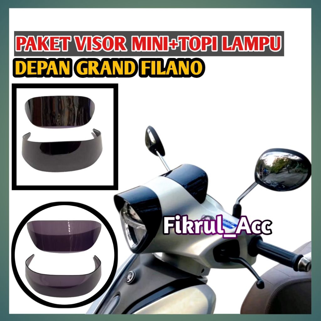 Grand Filano Petlamp Filano Mini Visor + แพ็คเกจฝาครอบไฟหน้า