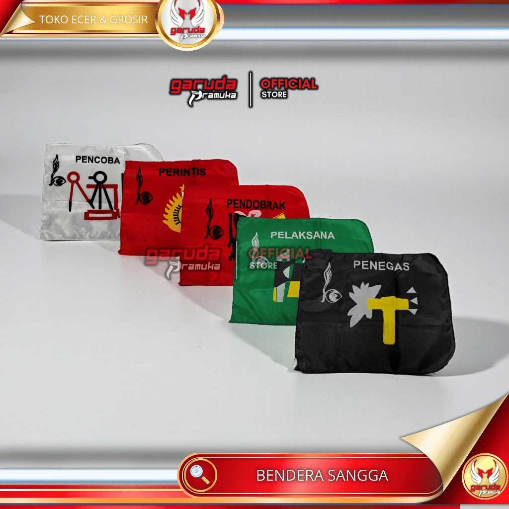 ธงลูกเสือ Pioneer Pioneer Pendek สอดใส่