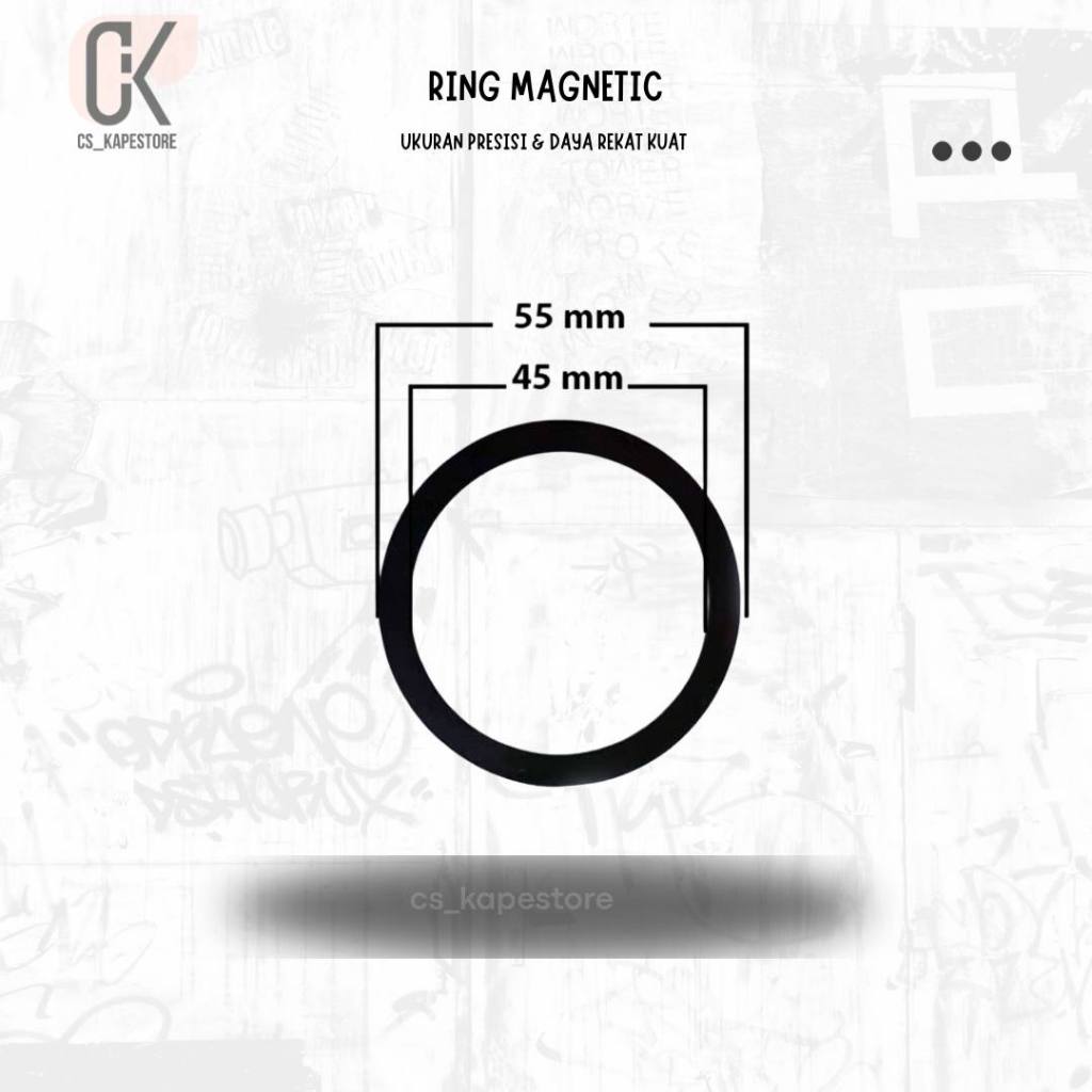 CS - วงแหวนแม่เหล็กไร้สาย Magsafe Universal