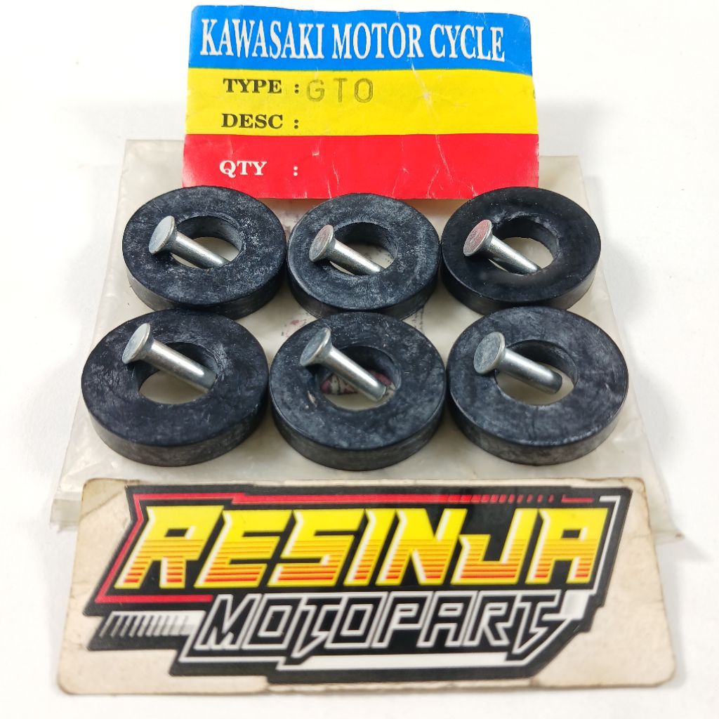 ยาง Damper Dumper คลัทช์แบริ่ง Kawasaki Binter GTO KH100 KH110 KH 100 KH 110