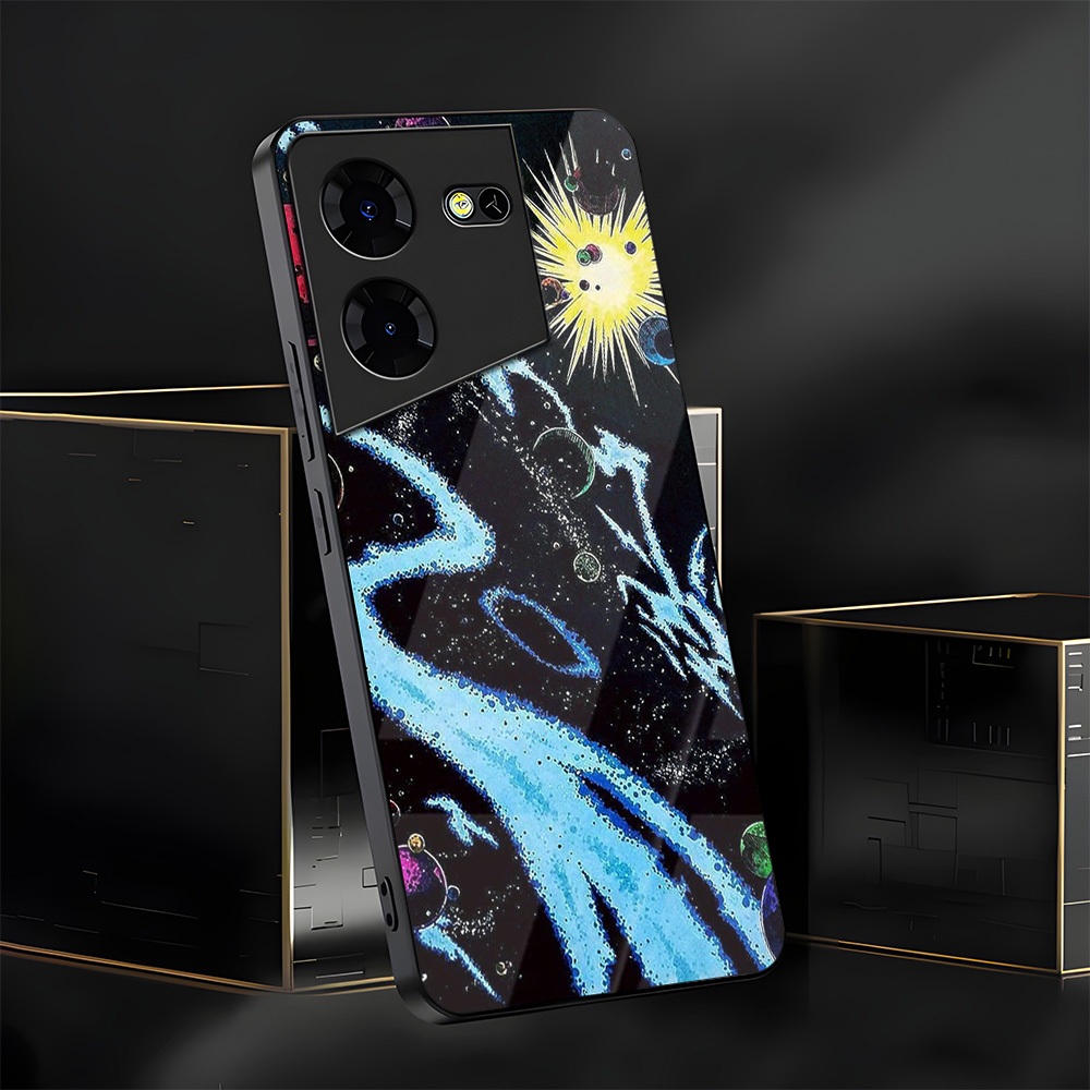 [CC02] SOFTCASE TECNO POVA 5 | POVA 5 PRO เคสกระจกมันเงา | เคส Tecno Pova | เคสเท่ๆน่ารักๆ | บดขยี้เ