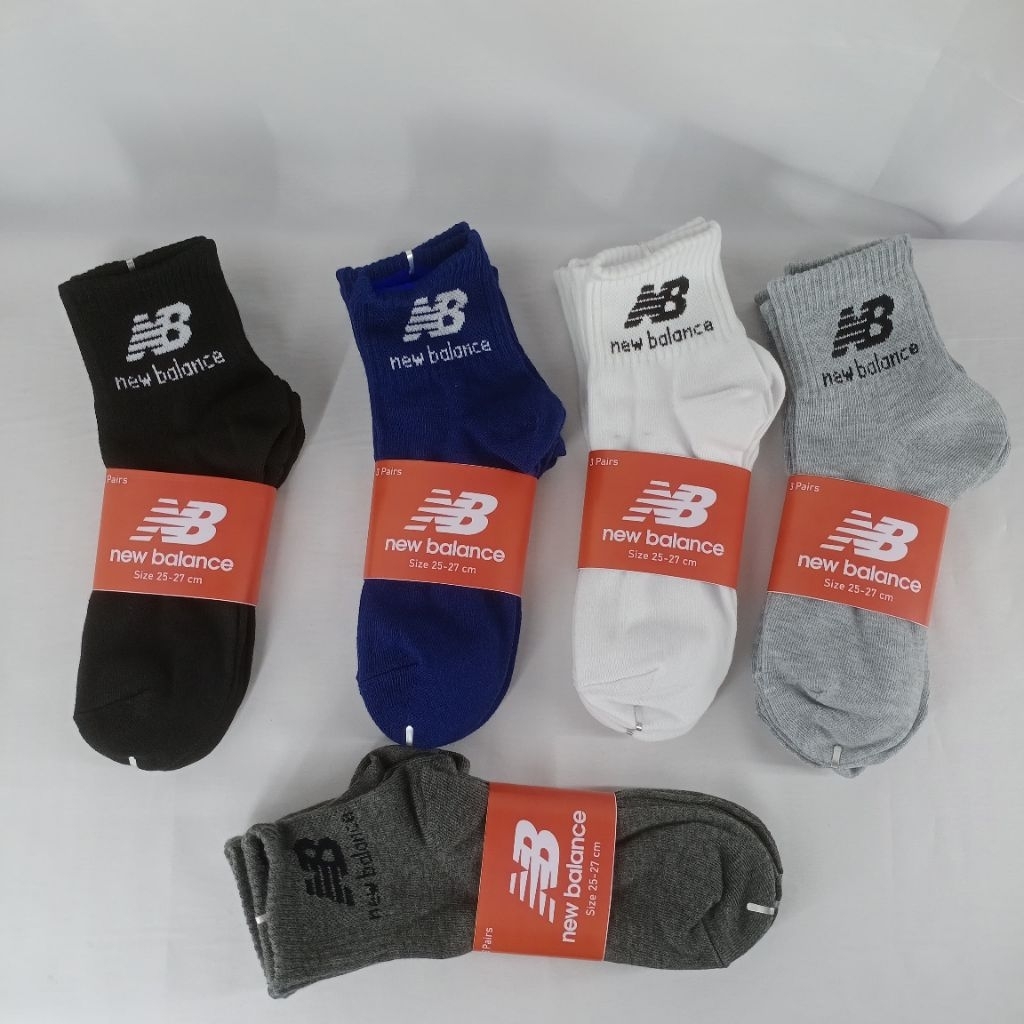 MATA NB SPORT SOCKS / QUARTER SOCKS UNISEX 3 PAIRS