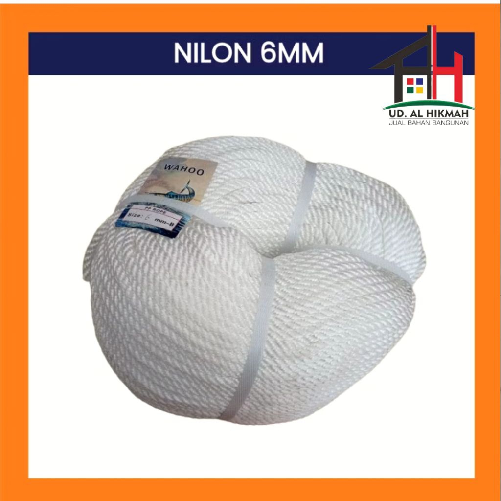 6MM NYLON ROPE / NYLON ROPE 100% NYLON MATERIAL ROL 220M