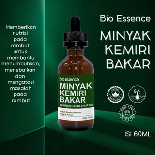Minyak Kemiri Bakar Bio Essence 60ml– Nutrisi Alami untuk Menguatkan & Menebalkan Rambut Rontok