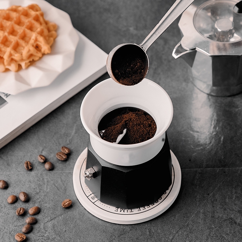 Moka Pot Dispenser ผงกาแฟ Dosing Powder Mokapot Dosing Ring Conalli - จําหน่ายกาแฟ 3/6 ถ้วย Mokapot 