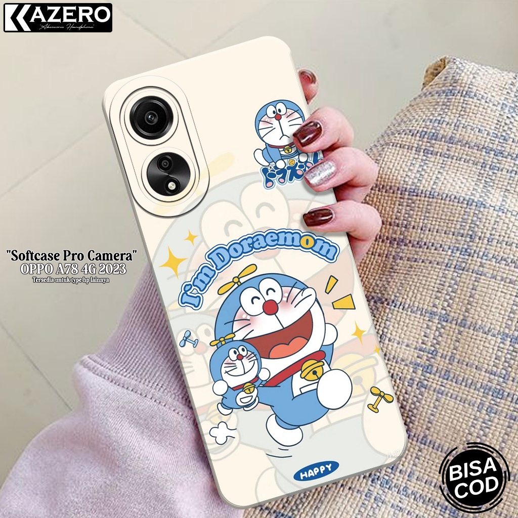 HP OPPO A78 4G เคสโทรศัพท์แฟชั่นล่าสุดกรณีการ์ตูน OPPO A78 4G ซิลิโคน Pro กล้อง Softcase OPPO A78 4G