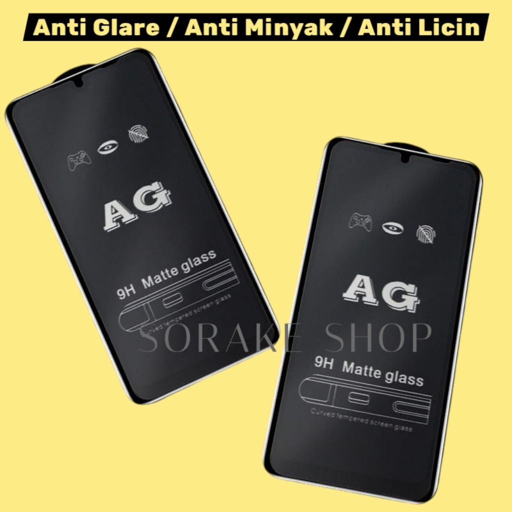 AG กระจกนิรภัย Matte Infinix Smart 3 Plus Smart 4 Smart 5 5 Pro 6 6 HD 6 Plus 7 HD 8 8 Pro 8 Plus 9 