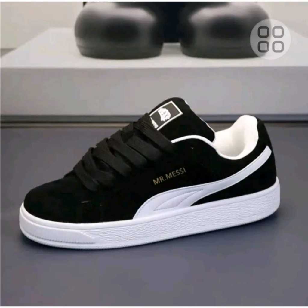 Suede XL บนรองเท้าผ้าใบผู้ชายและผู้หญิงรองเท้าผ้าใบลําลองหนารองเท้าผ้าใบหนังนิ่มไขมัน XL Suede รองเท