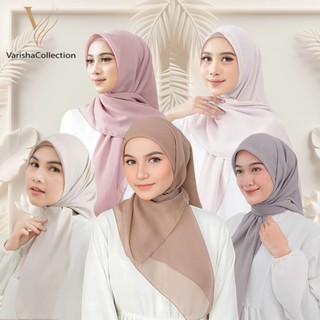 Paris Polos Jadul Hijab Kerudung Varisha Segiempat #2