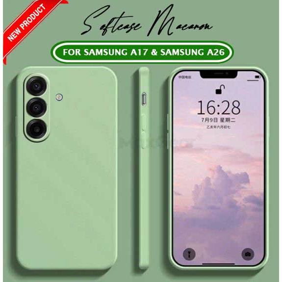 [SM] เคส Softcase Plain Square สีสันสดใส สําหรับ SAMSUNG A17 & SAMSUNG A26 - เคสธรรมดา