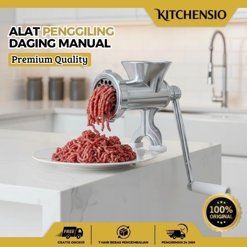 Kitchensio - เครื่องบดเนื้อแบบแมนนวล JCW-5 เครื่องบดเครื่องเทศและถั่วอเนกประสงค์ JCW-B10 JCW-B12