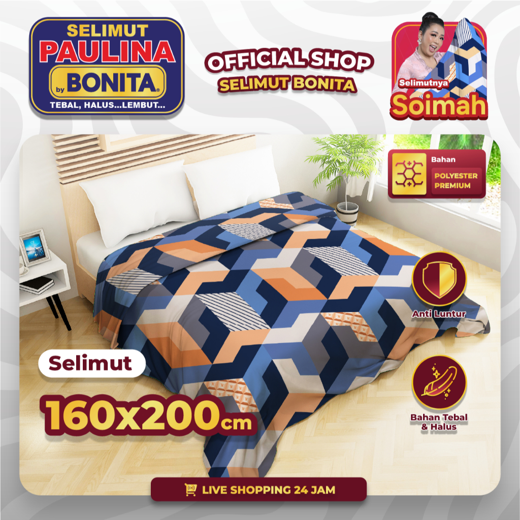 BONITA - ผ้าห่ม Paulina By Bonita ขนาด 160x200ซม