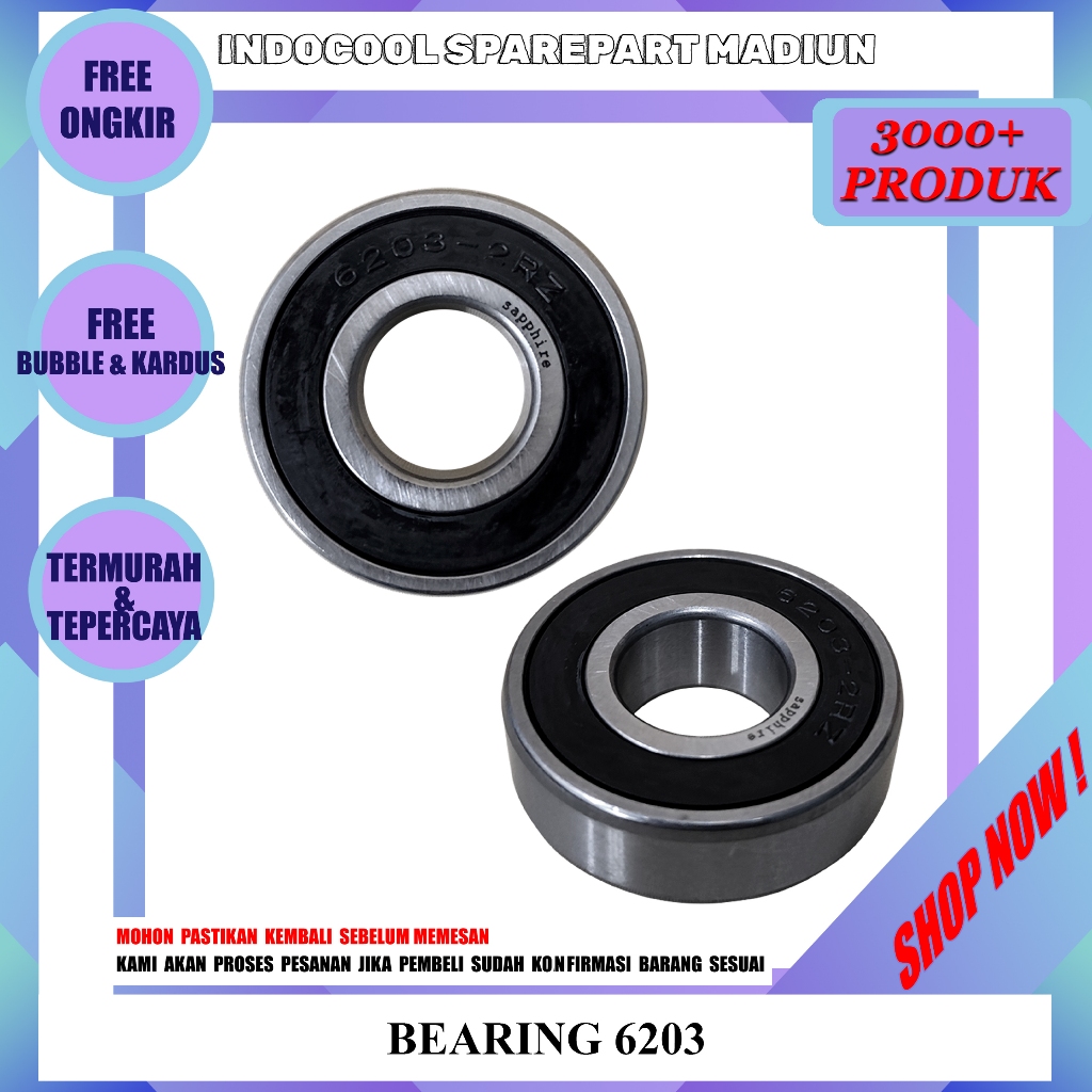 6203 BEARING BEARING / LAHER / BEARING 6203