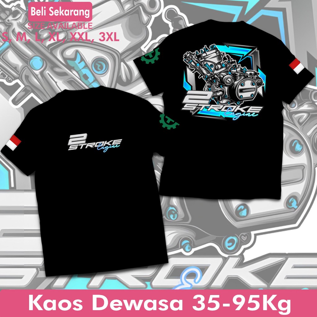 KATUN ผู้ชาย 2 จังหวะ 2 จังหวะ Turbo เครื่องยนต์ Blue Turbo Gank Distro Cool Cotton วัสดุ