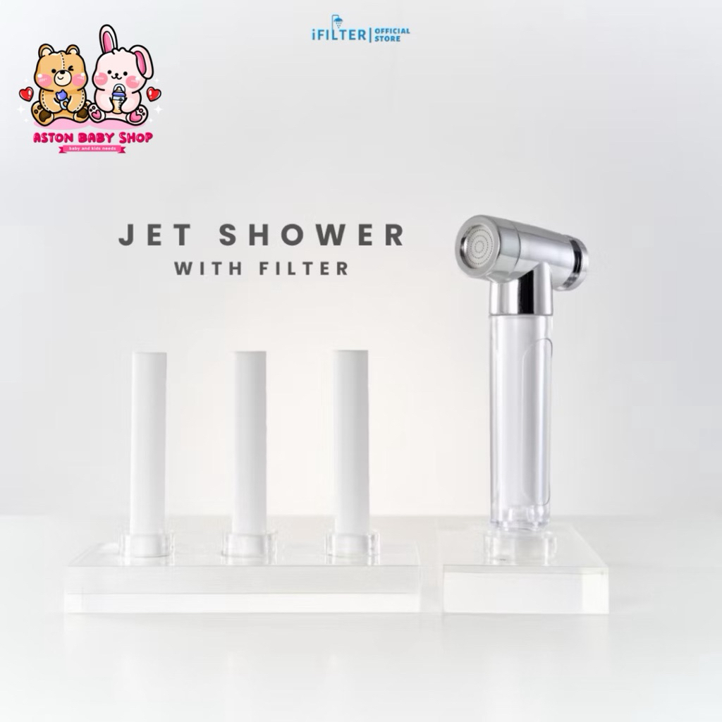 IFILTER Jet Shower with Bidet Filter Set (ฟรี 3 ชิ้น Refill Filters) - Bidet Filter - เครื่องกรองน้ํ