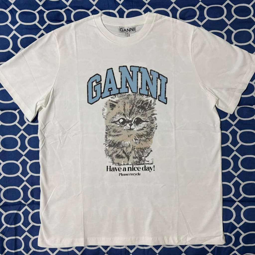 เสื้อยืดคิตตี้ Ganni