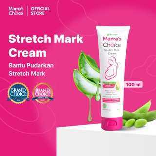Stretch Mark Cream Mama's Choice (Krim Strechmark Ibu Hamil dan Menyusui) Terdaftar BPOM Mengandung Olive Oil