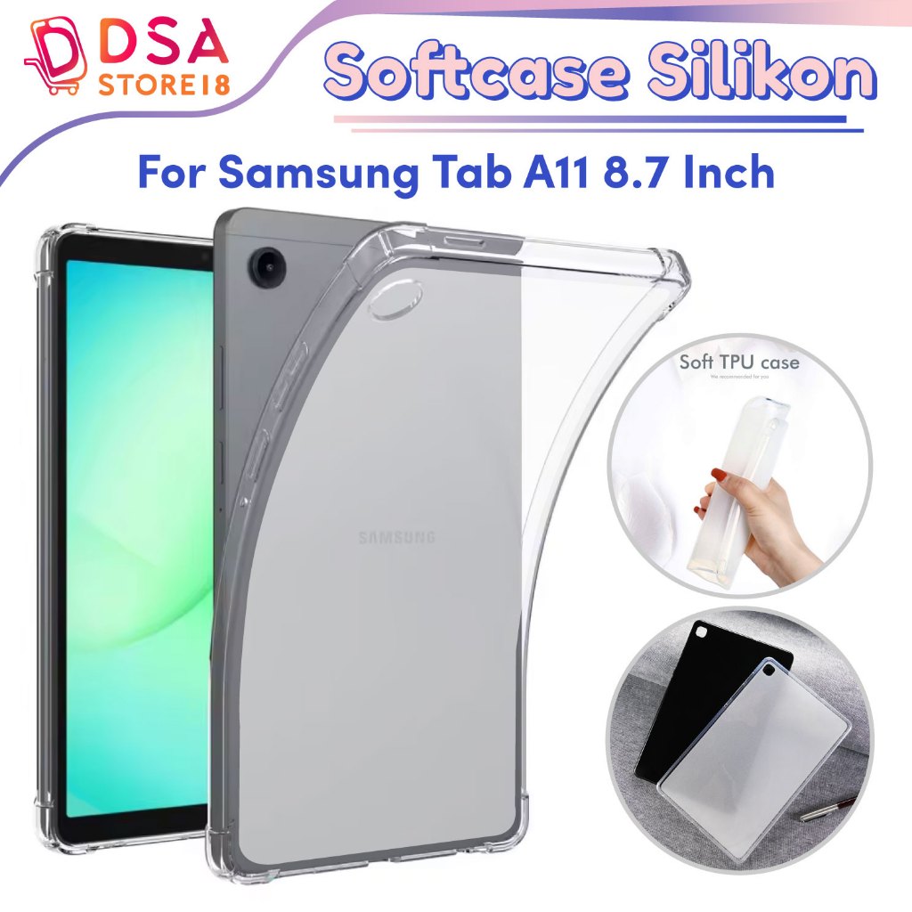 เคส Samsung Tab A11 8.7" / Samsung Tab A11 Cover / Samsung Tab A11 Ultrathin Jelly Case Tablet Silic