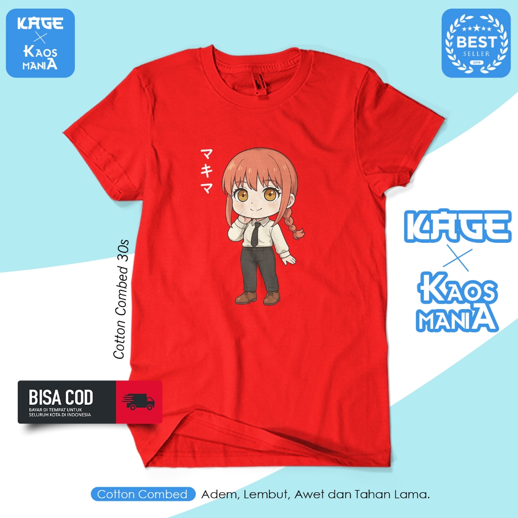 KUTSUMI AOBA BLUE ARCHIVE น่ารัก Highlander Railroad Academy อะนิเมะเสื้อยืดผ้าฝ้าย Combed 30s KAGE 