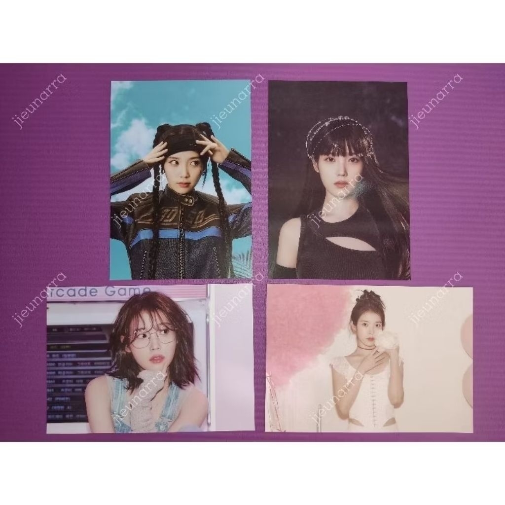 (Take All) IU Mini Poster Official - Merch Uaena 7th Fanclub