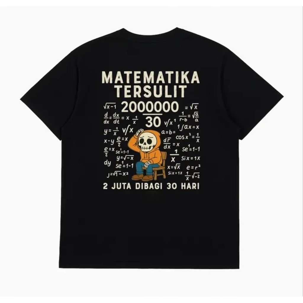 VIRAL MATHEMATICS เสื้อยืด 2 ล้านในหนึ่งเดียว MONTH