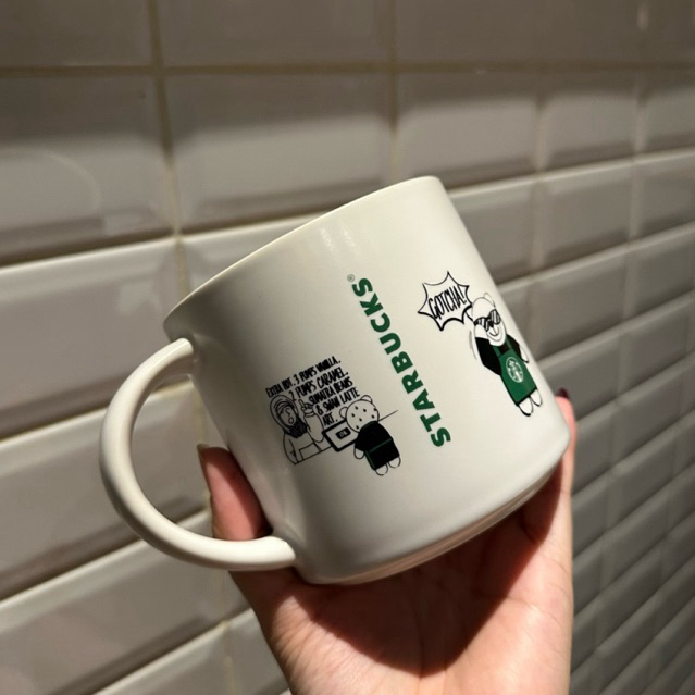 ใหม่ Starbucks Craft Mug With Heart Ceramic Mug Starbucks Indonesia 23rd Anniversary Original Starbu