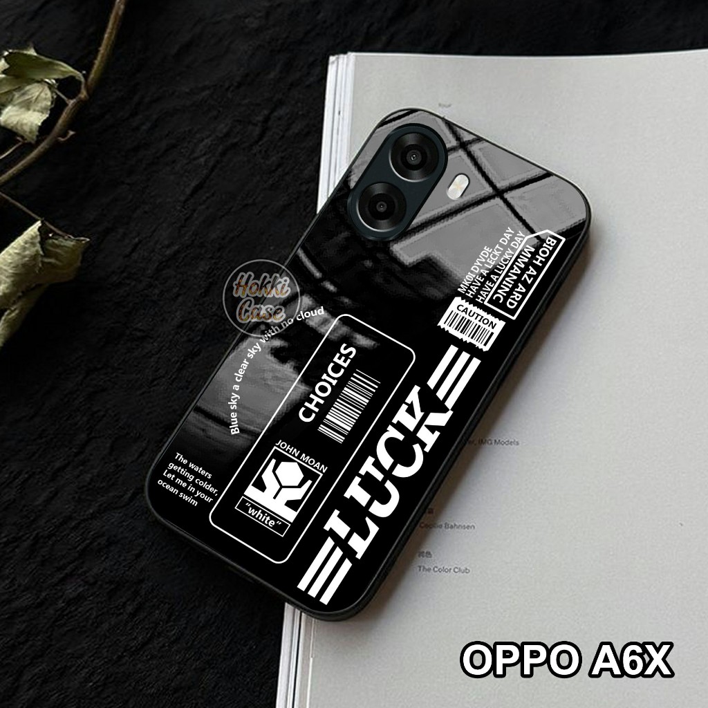 เคส HP Oppo A6X - เคส Oppo A6X Glass Softcase - เคส Oppo A6X - ซิลิโคน Oppo A6X - เคสโทรศัพท์ Oppo A