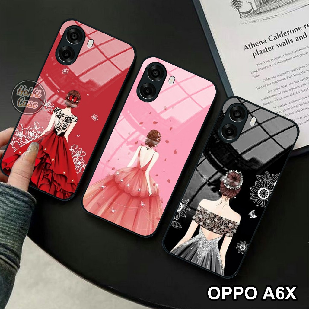 เคส HP Oppo A6X - เคส Oppo A6X Glass Softcase - เคส Oppo A6X - ซิลิโคน Oppo A6X - เคสโทรศัพท์ Oppo A