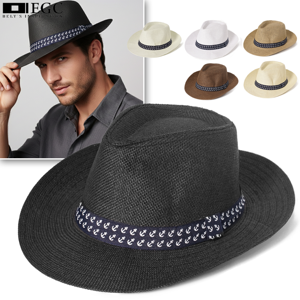 ANCHOR COWBOY HATS / COWBOY HATS สําหรับผู้ชายและผู้หญิง / LAKEN HATS / MODERN LAKEN HATS-TPI-161