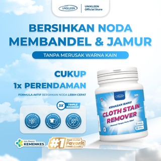 UNIKLEEN pembersih jamur pakaian / cloth stain remover/ pembersih noda pakaian membandel viral tiktok / serbuk ajaib penghilang noda pakaian / pemutih pakaian putih ampuh / pembersih noda baju membandel