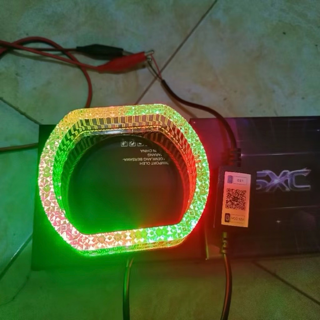 Shroud RGB 5D Glory Crystal 3 นิ้ว BMW Bluetooth App ราคาหน่วยเดิมสําหรับรถจักรยานยนต์และรถยนต์