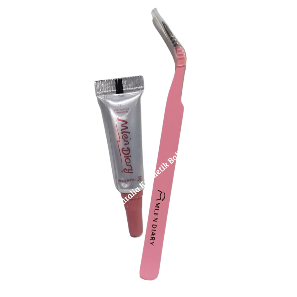 MATA MLEN DIARY Tools Kit [ แหนบ + กาวติดขนตา หลอดเล็ก]