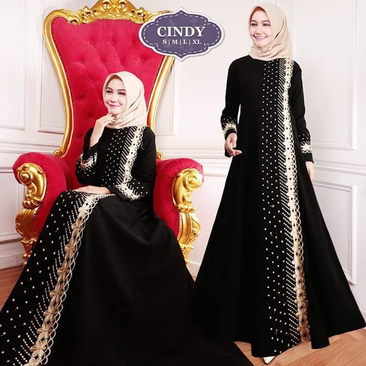 โปรโมชั่น 5.5 ชุดกามิสราคาถูก SL abaya ไก่งวง Top 1 Black Abaya EMBROIDERY - ABAYA SL - Gamis มุสลิมสําหรับผู้ใหญ่และวัยรุ่น - พร้อมส่ง [COD & SPayLater AVAILABLE]