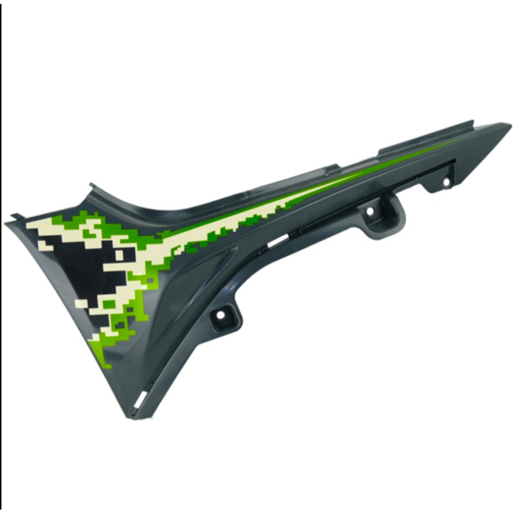 HIJAU ชุดฝาครอบ Illust L Sid A ฝาครอบประเภท 1 สีเขียว CRF 150L ซ้ายเดิม Honda AHM 83610K84970ZA