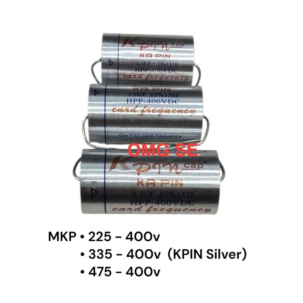 MKP 475uf 400V capah สีเงิน 4.7uf 400V SUPER I