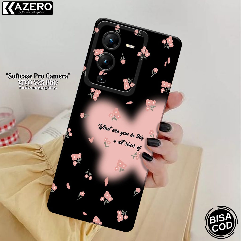 KAZERO - เคสโทรศัพท์ VIVO V25 PRO - เคสความงามแฟชั่น - กล้อง Pro - VIVO V25 PRO Softcase - เคส VIVO 