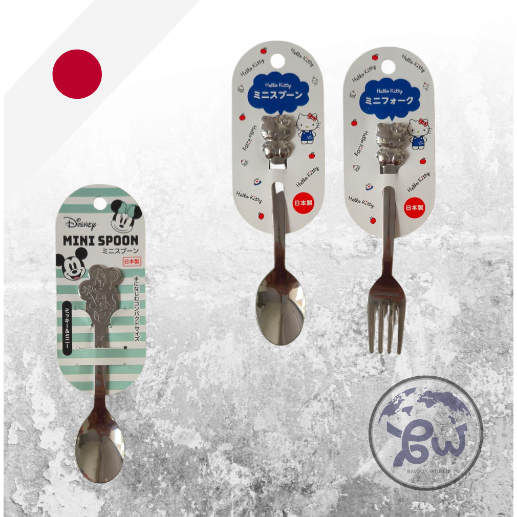 [READY] ส้อมและช้อน SERIA Stainless - Seria Japan Small Fork and Spoon