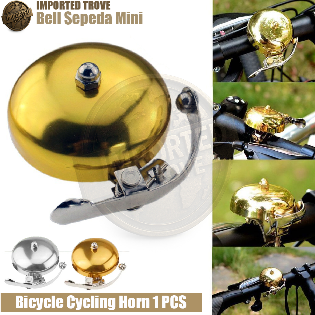 Cycle Zone Mini Retro Bicycle Cycling Horn - SE63 กระดิ่งจักรยานสไตล์วินเทจ เสียงดังชัดเจน สีเงินและ