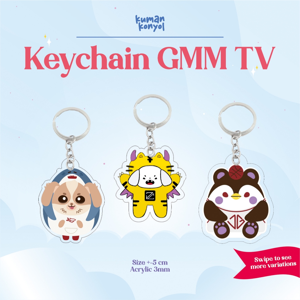 GMM TV KEYCHAIN - FANMADE - PERMPOON JAIDEE - พวงกุญแจ