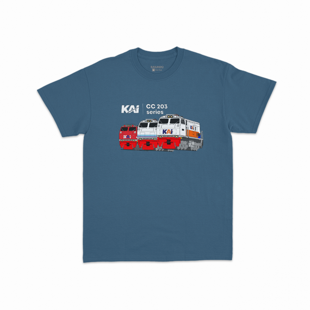 Railindo Childrens Train Locomotive T-Shirt CC203 Series v1