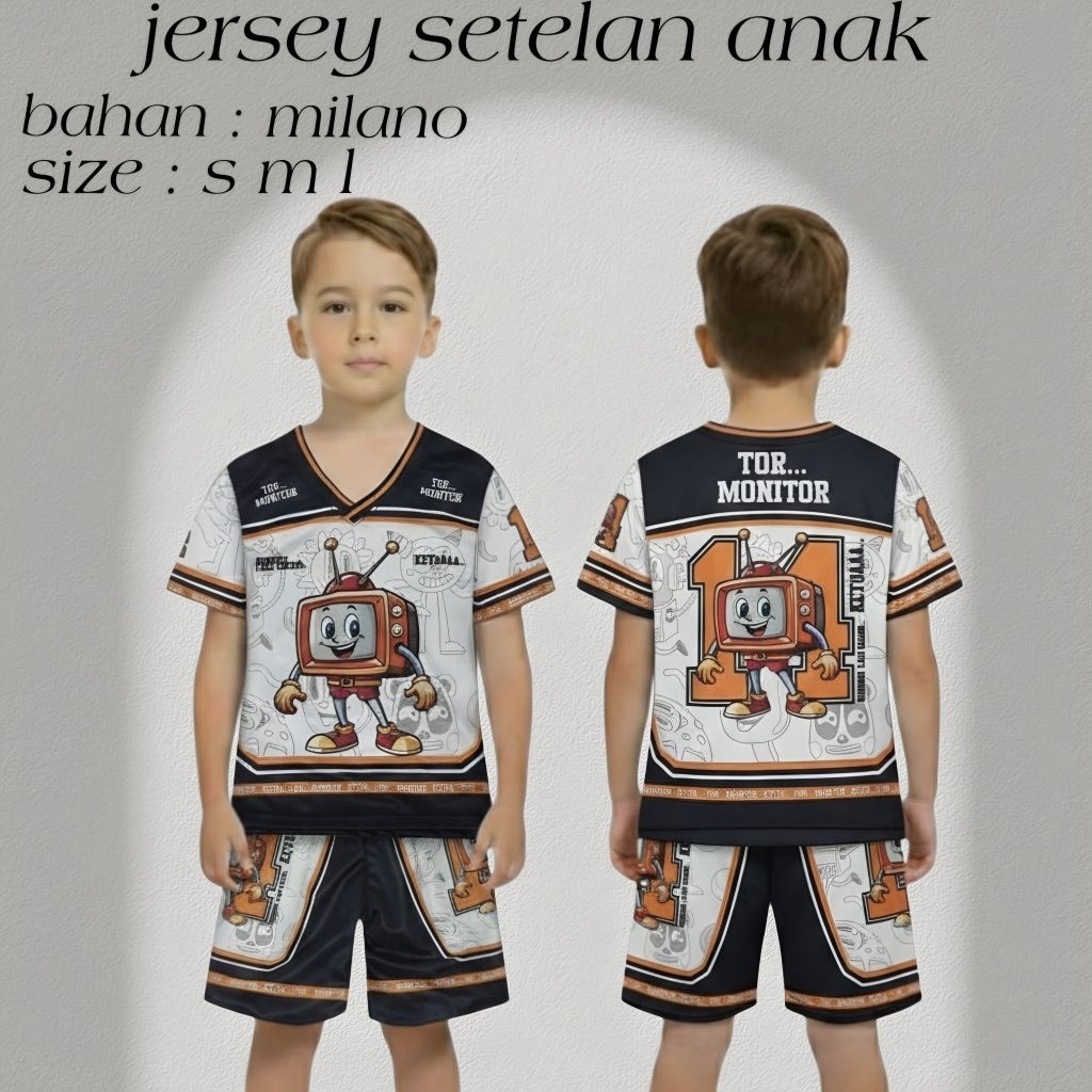 CHILDRENS SUIT FULL PRINT PICTURE "TOR MONITOR"