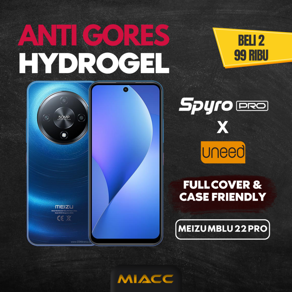 SCREEN PROTECTOR ANTI-SCRATCH HYDROGEL MEIZU MBLU 22 PRO SPYRO