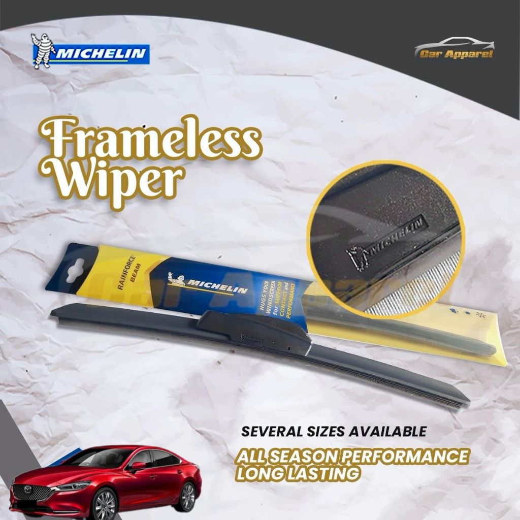 ที่ปัดน้ําฝน Michelin Frameless Beam MAZDA6 Mazda 6 SEDAN Gen3 GJ1 2013-2017 24-18