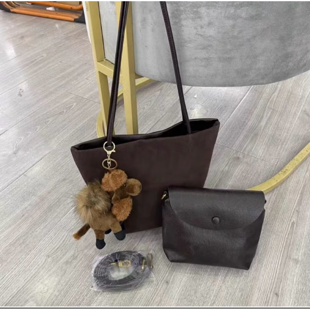 ROYAL CUIR TOTE CAMEL BLACK 9686