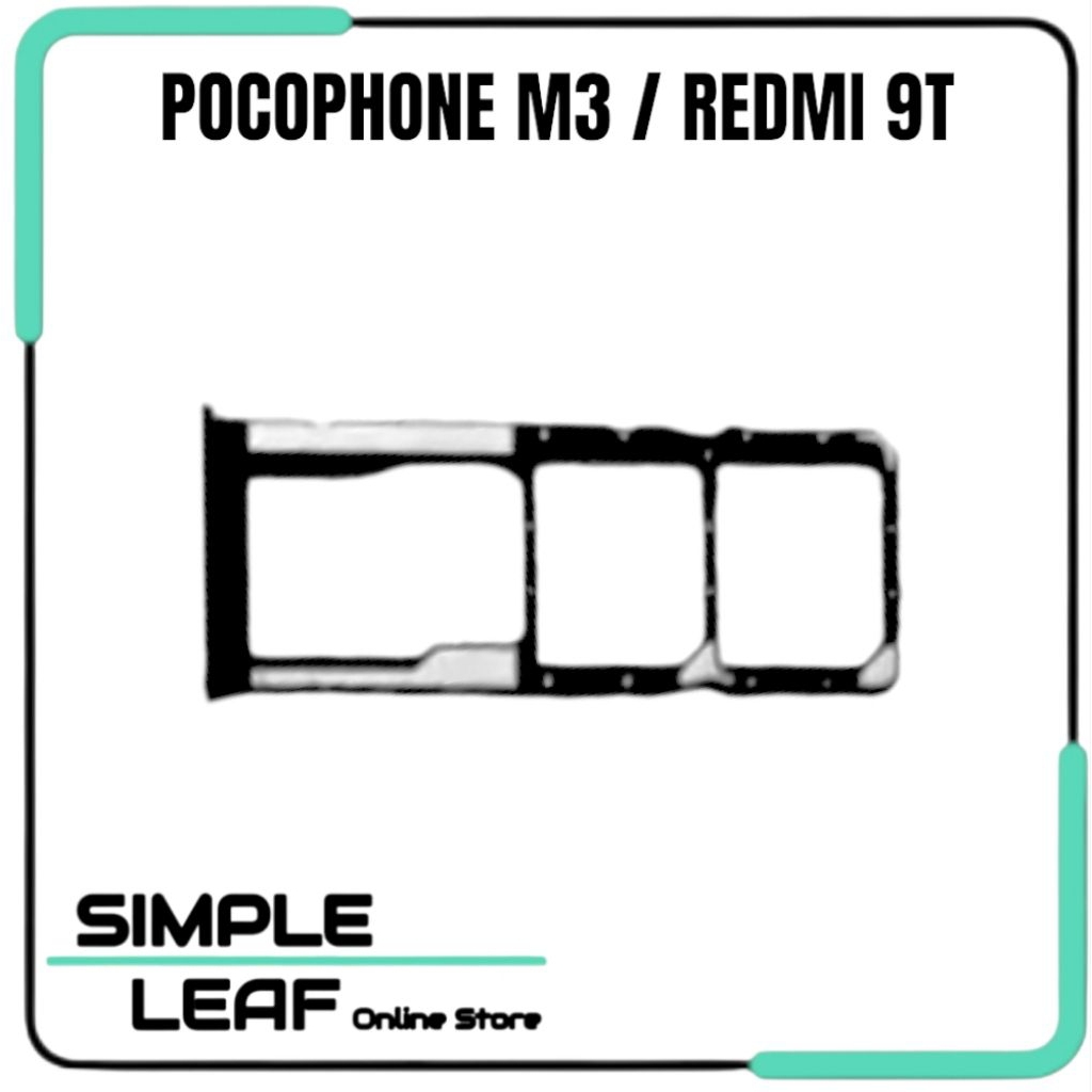 Simtray / Pocophone M3 Simcard Holder - Redmi 9T Simcard Slot