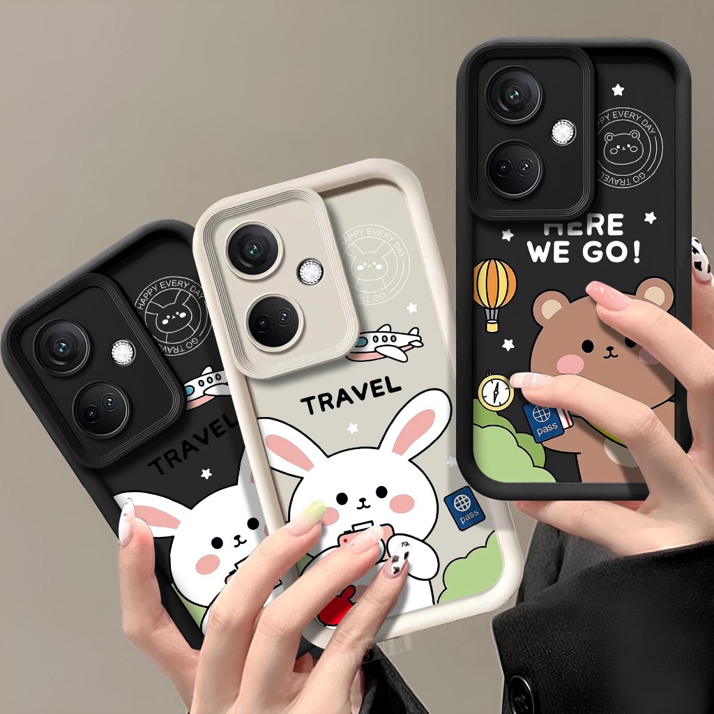 Softcase นูน Oppo A3x A5i โทรศัพท์ทุกชนิด - ปลอกยาง Oppo A3x A5i - เคส Hp สําหรับ Oppo A3x A5i - Sof