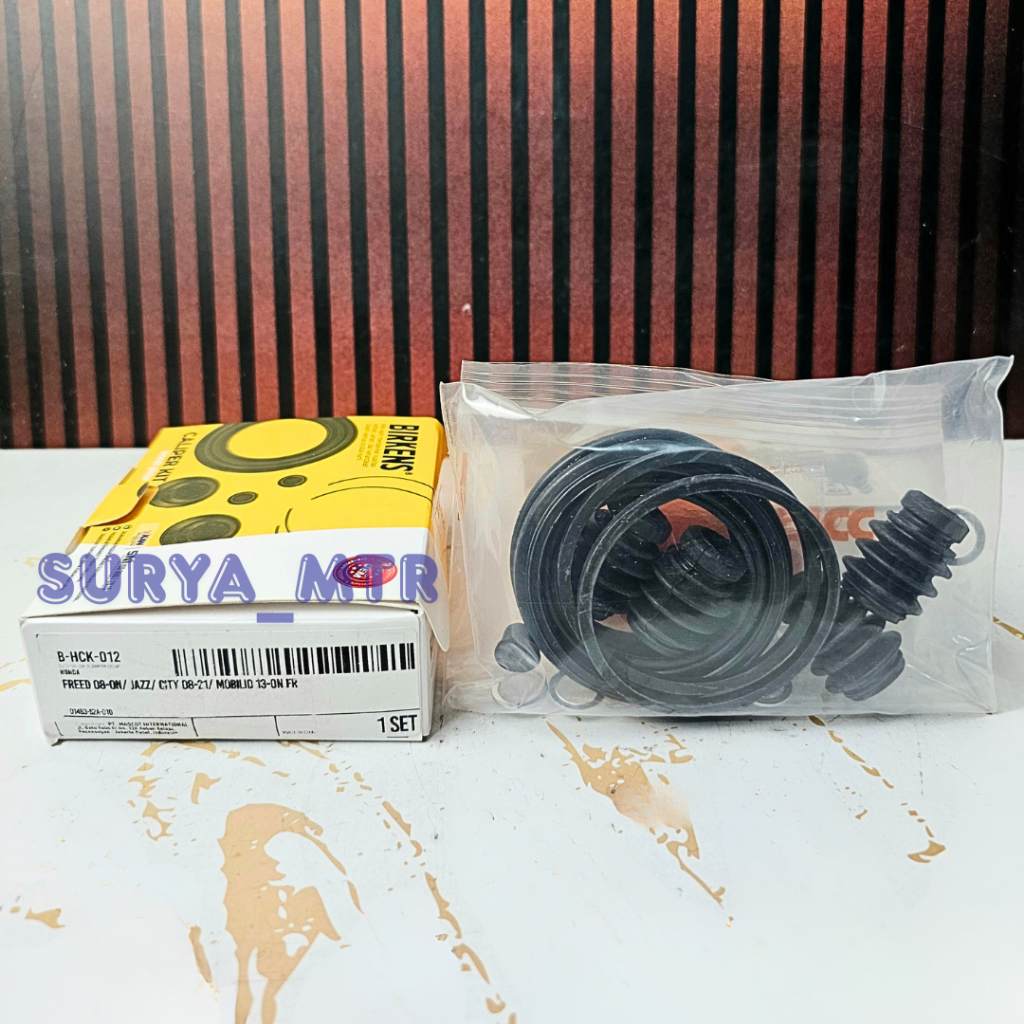CALIPER CALIPER KIT REPAIRKIT เบรคด้านหน้า HONDA FREED 08-ON JAZZ CITY 08-21 MOBILIO 13-ON BIRKENS B