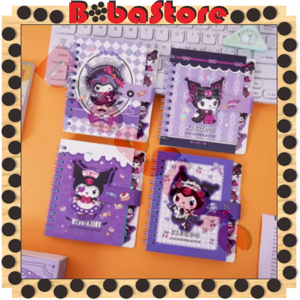 BOBASTORE Mini Notebook A7 Cute Motif Ring Notebook / Small Notebook A7 Size S153