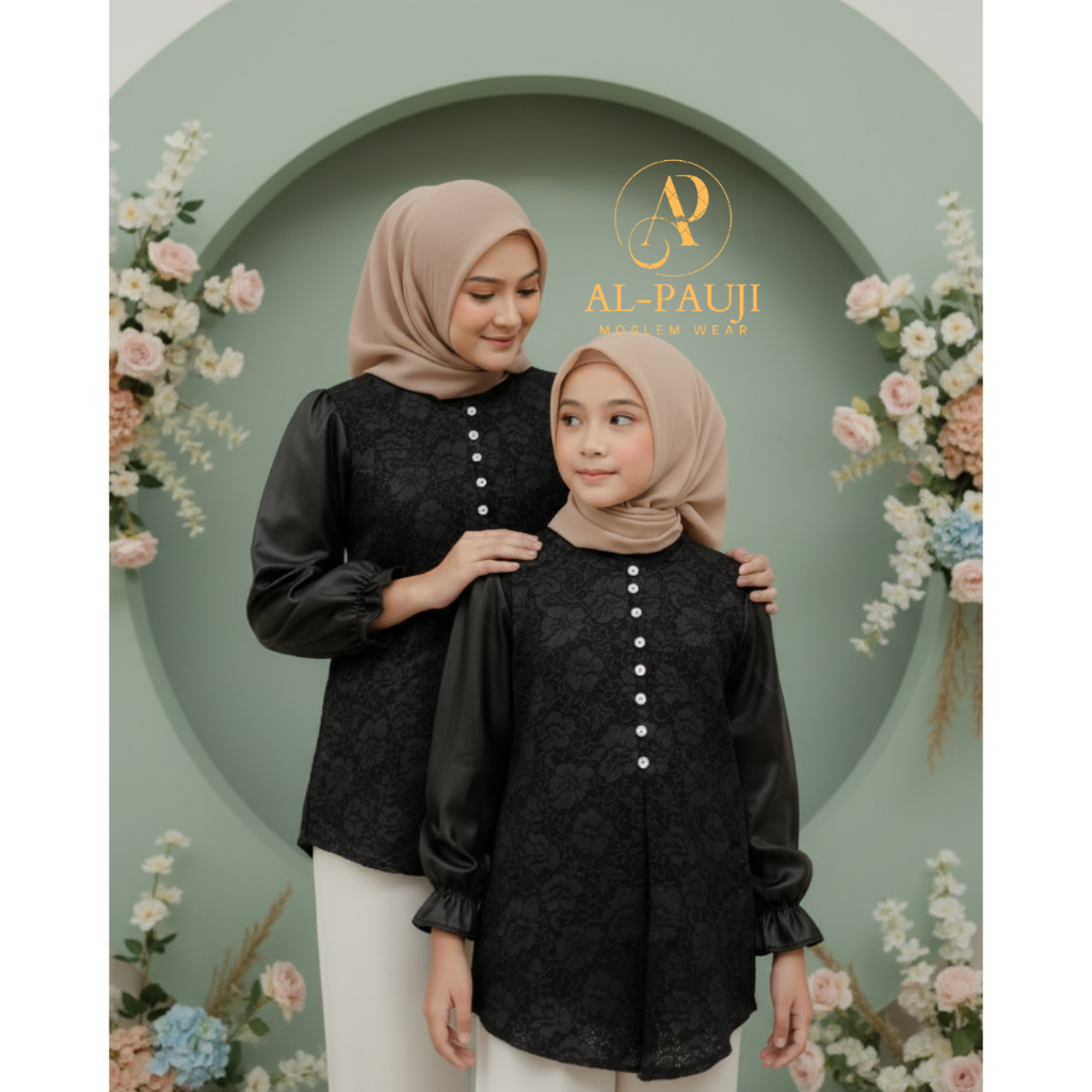 Al-Pauji คู่แม่และเด็กอายุ 1-13 ปี Kirana Fukuro Tunic