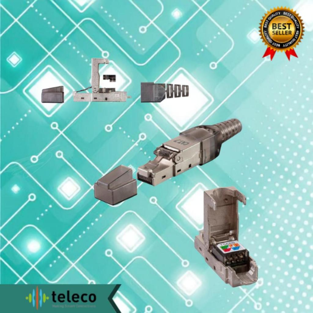 Cat7 หรือ Cat6A RJ-45 CONNECTOR/RJ45 CAT 7 FTP CONNECTOR